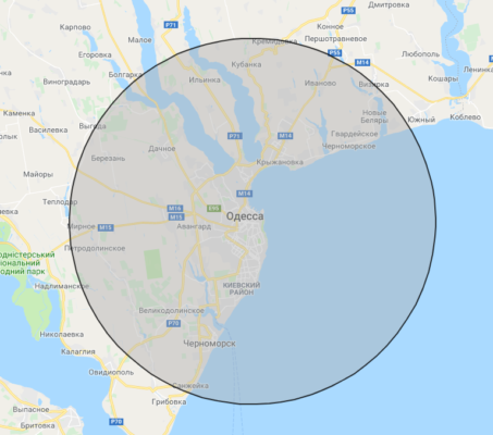 Радиус платного выезда мастера на дом