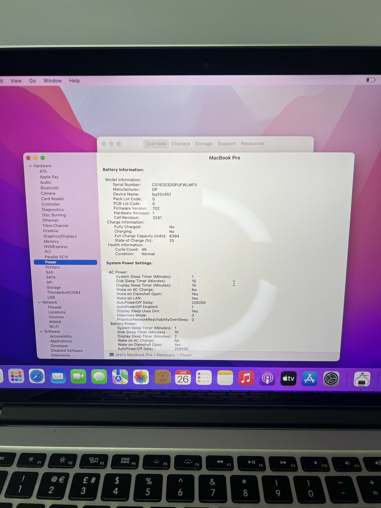 Apple MacBook Pro 15.4 Intel i7 16 GB / 256GB / Silver (A1398)
